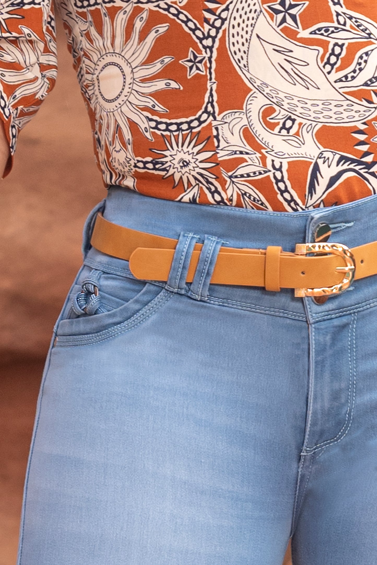 Jean Push Up Piel Durazno Ref 1976