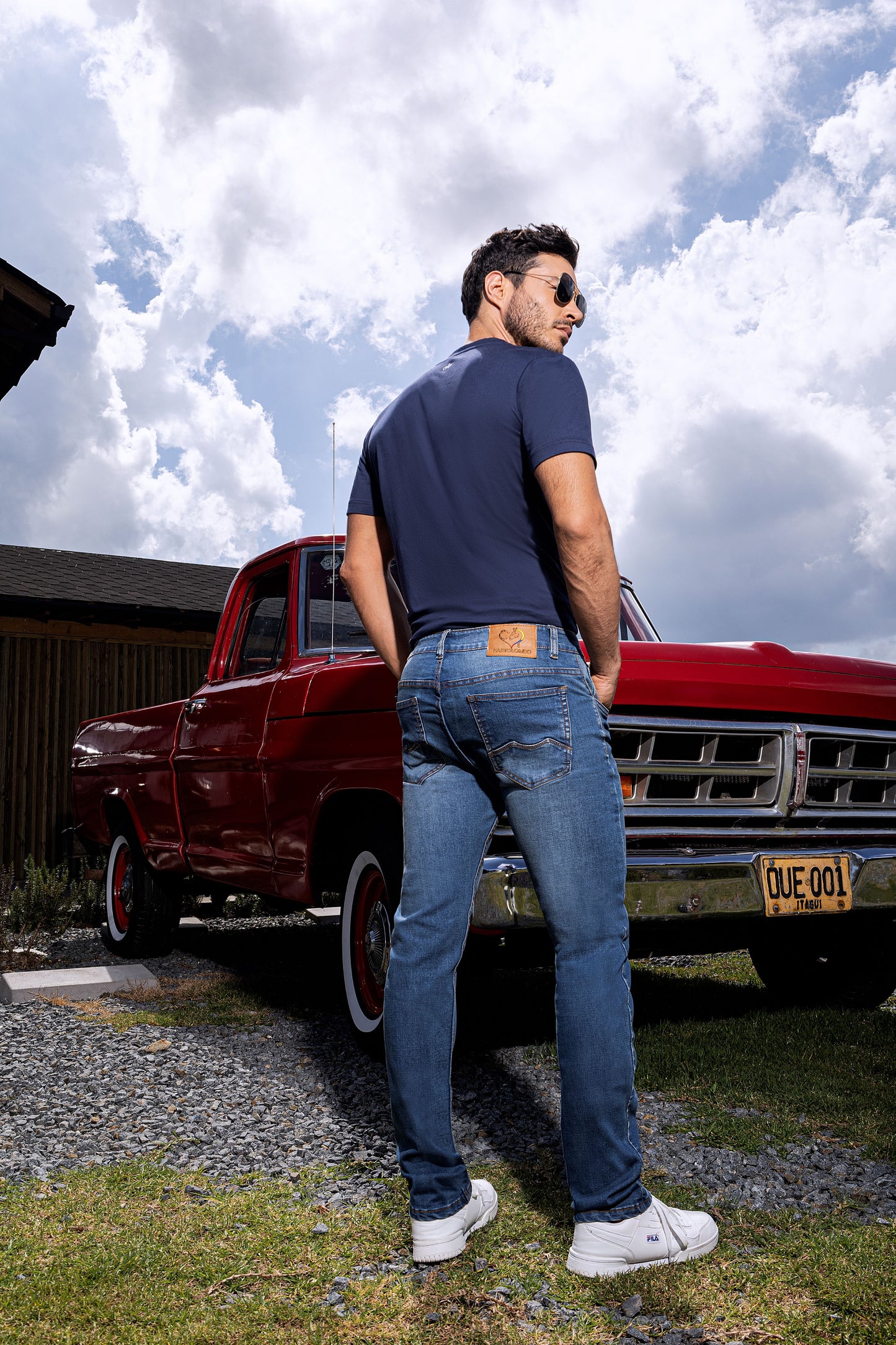 Jean Hombre Azul Medio - índigo Licrado Ref 1736