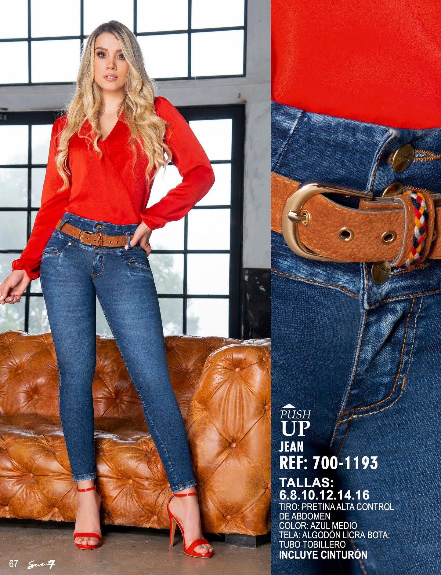 Jean Push Up Seven7 Ref 1193