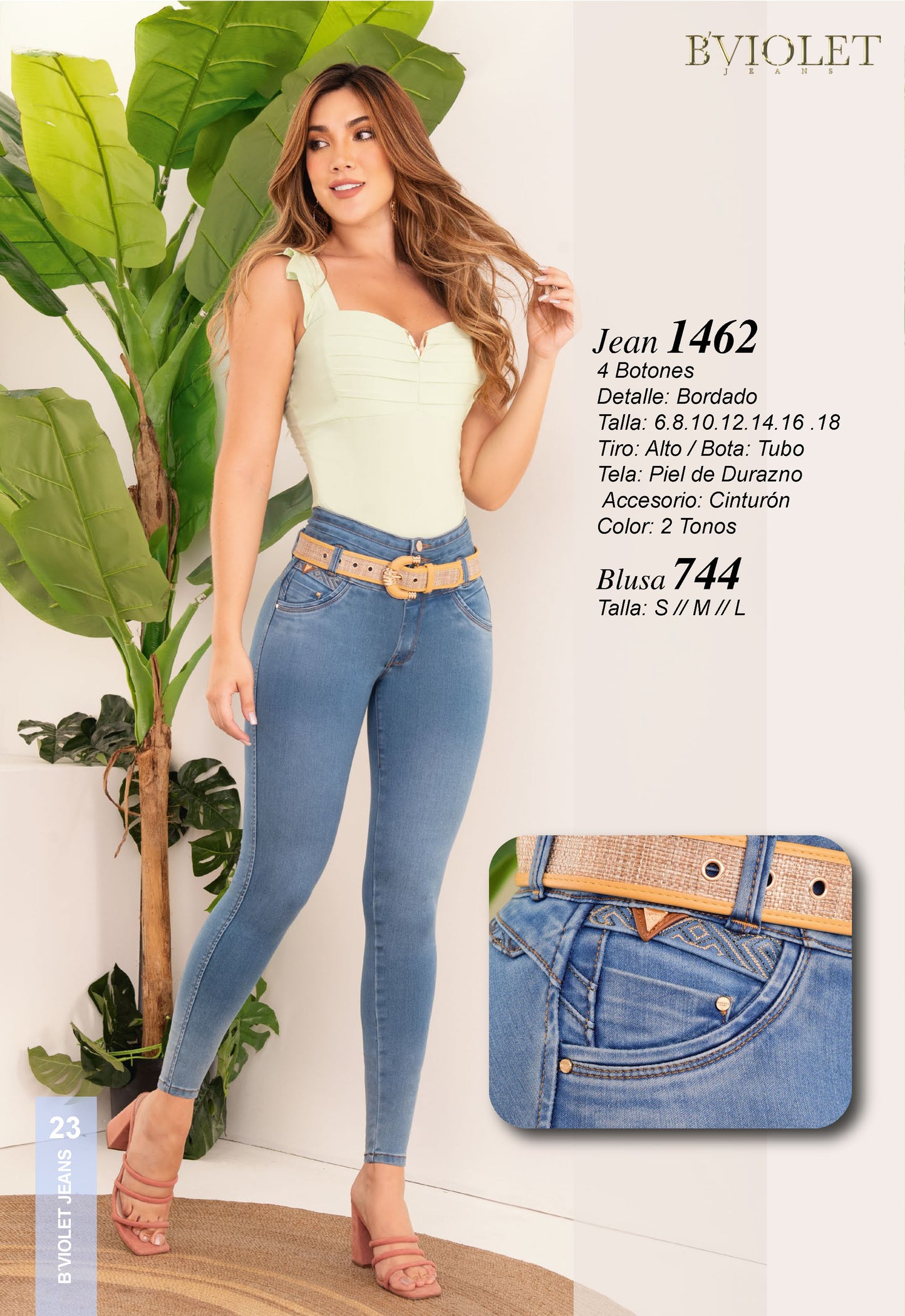 Jeans B´violet Claro Ref 1462