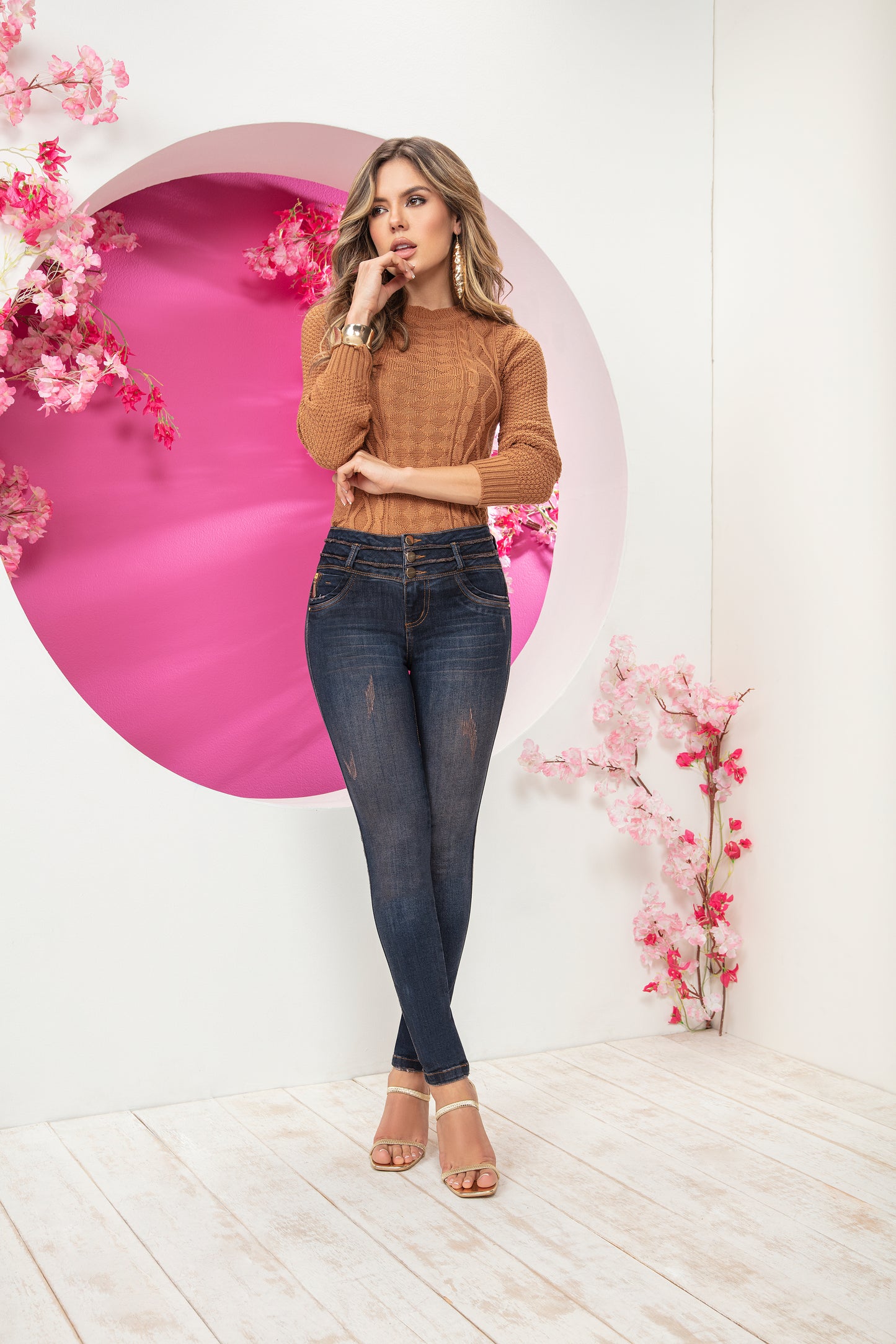 Control Abdomen-Indigo Licrado-Bota Tubo Ref 1479