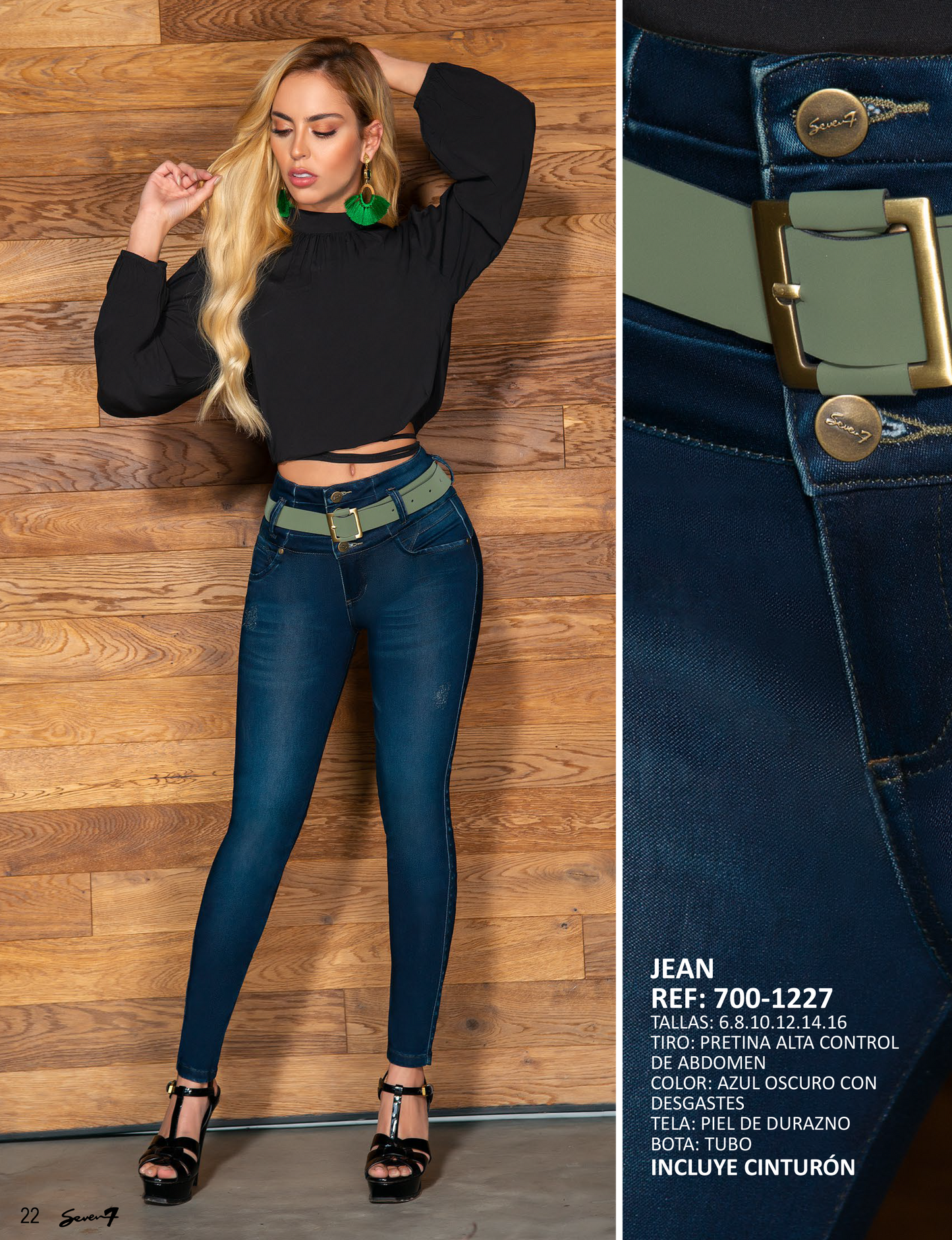 Jean Push Up Seven7 Ref 1227