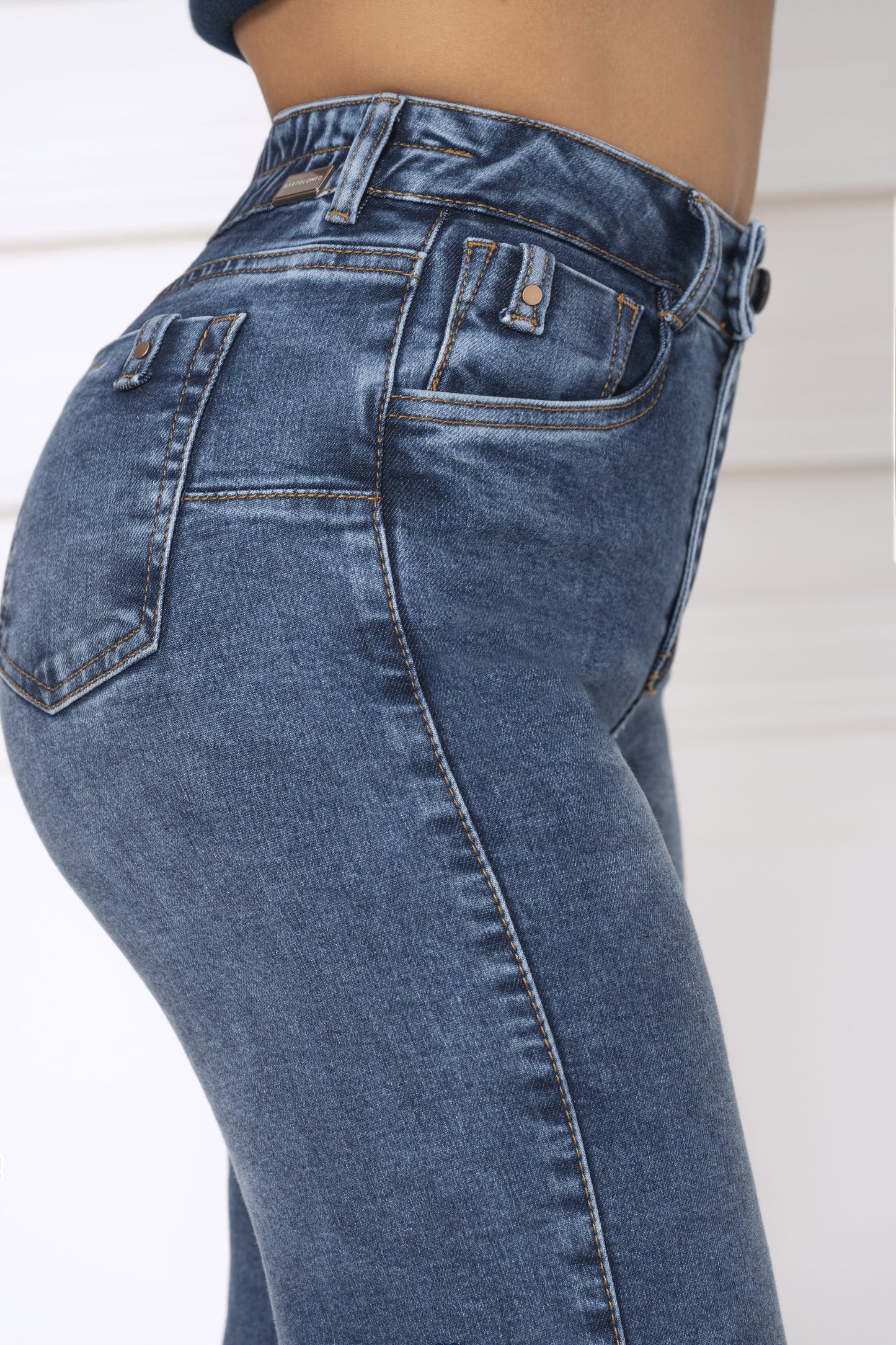 Jean Indigo Licrado Wide Leg Ref 2155