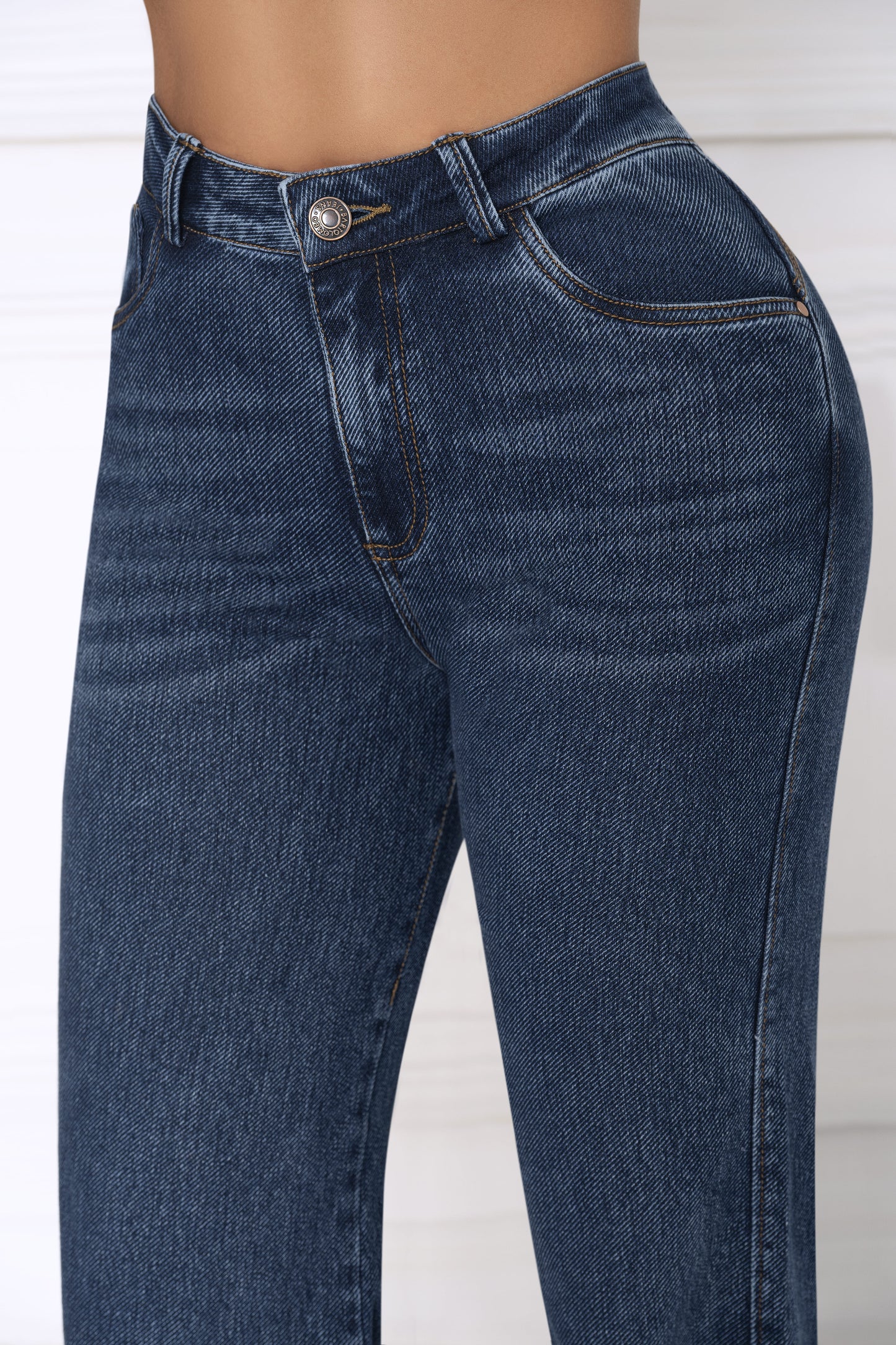 Jean Indigo Licrado Wide Leg Ref 2171