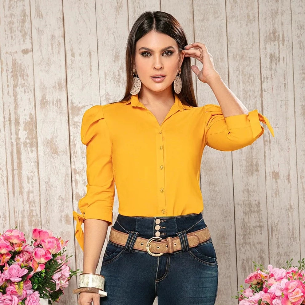 Blusa Mostaza Ref A-348