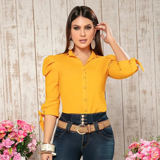 Blusa Mostaza Ref A-348