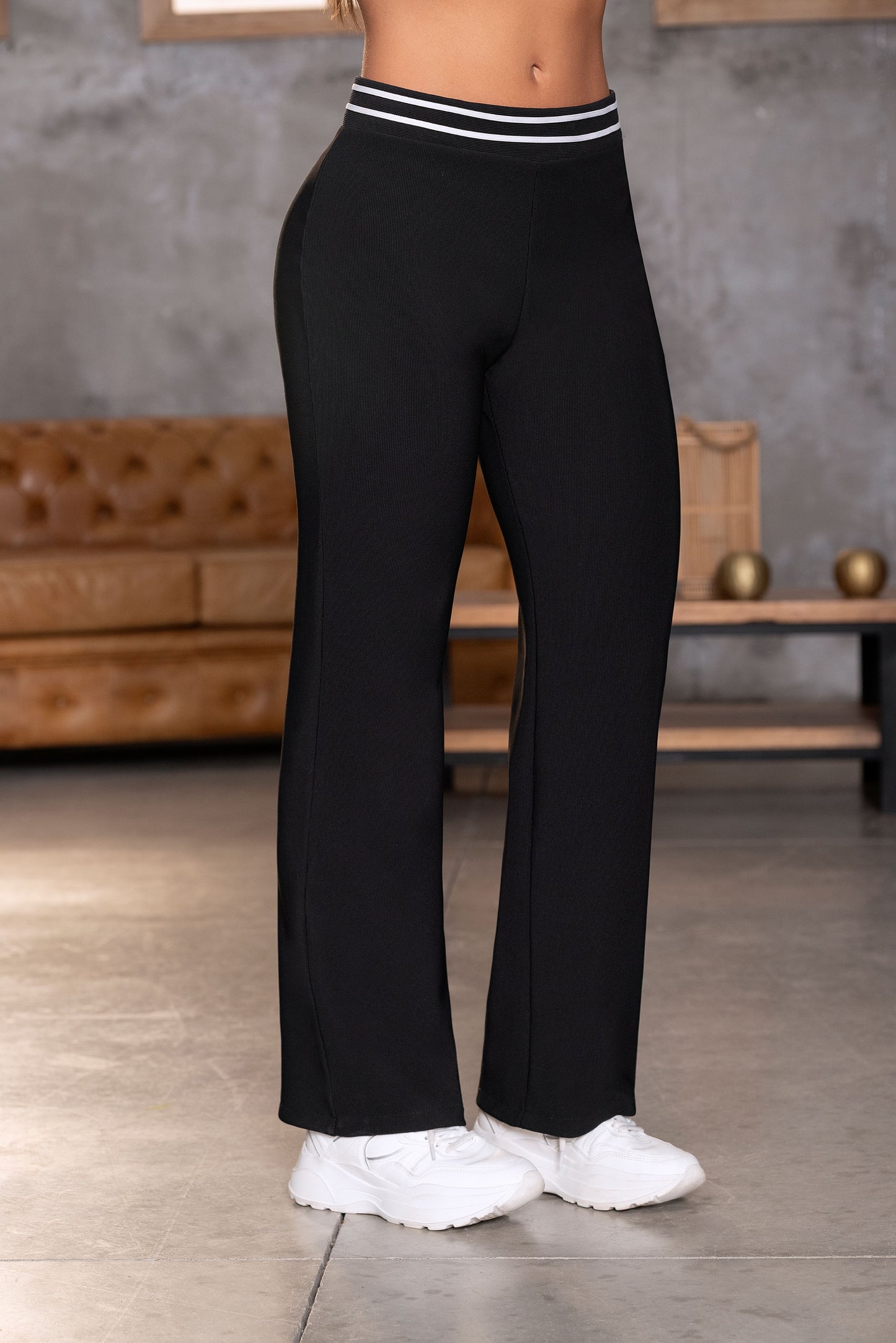 Conjunto Negro Rib Pesado Ref Y-594