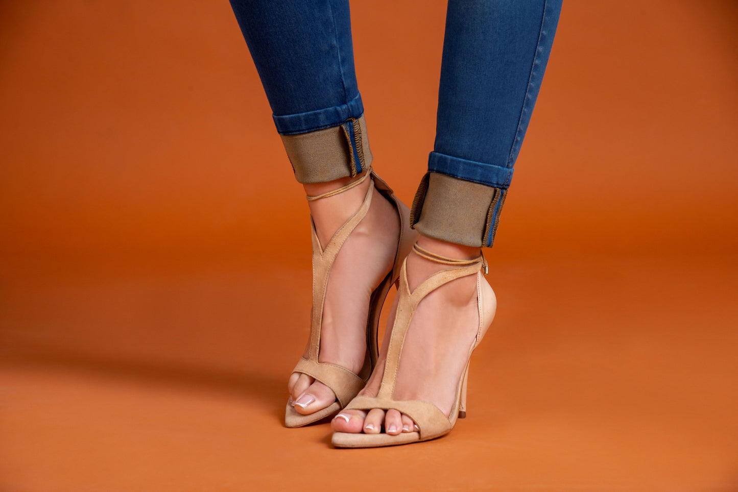 Jean Pretina Super Alta Control Abdomen - Bota Tubo Para Doblar Ref 1515