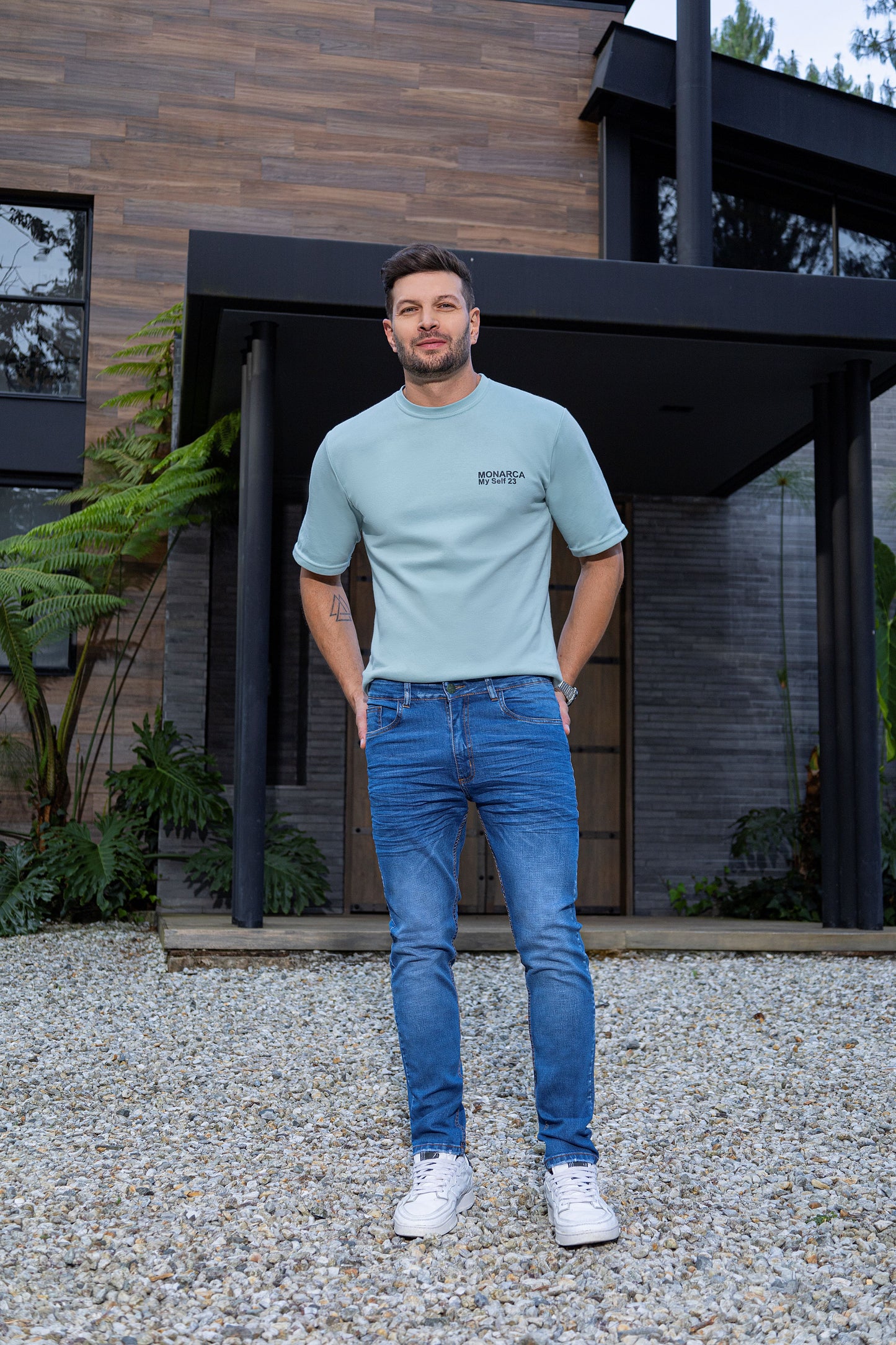 Jean Hombre Azul Medio - índigo Licrado Ref 1713