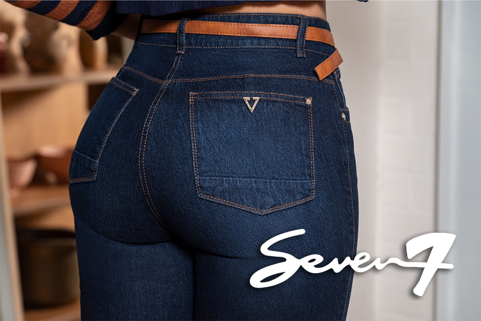 Jean Tiro Alto 1 Botón - Bota Palazzo - Efecto Piel De Naranja Ref 1684