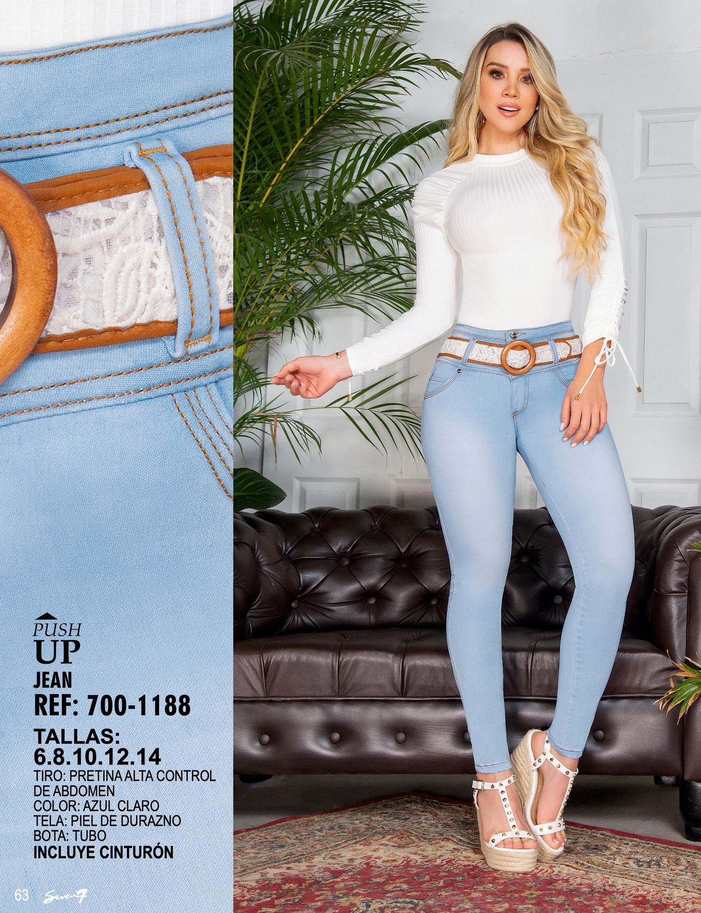 Jean Push Up Seven7 Ref 1188