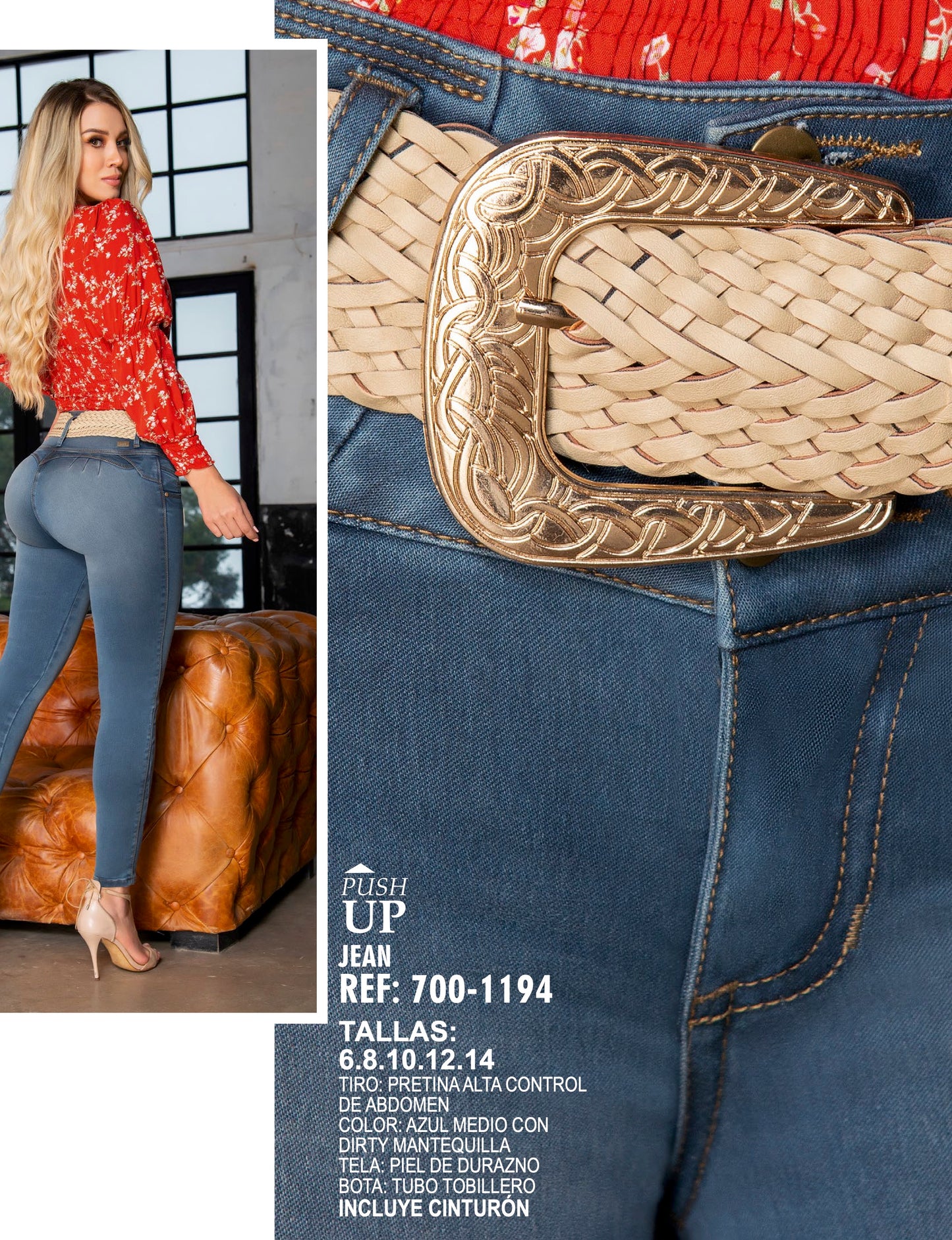 Jean Push Up Seven7 Ref 1194