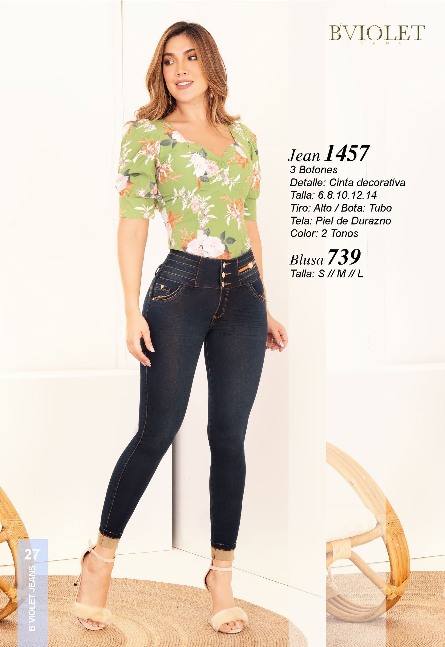 Jeans B´violet Oscuro  Ref 1457