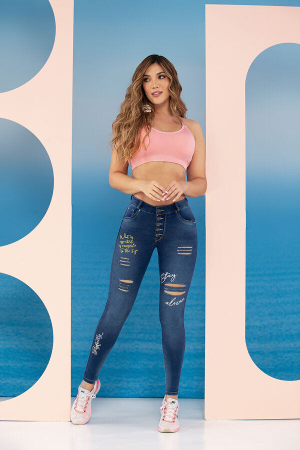 Jeans B´violet OSCURO Ref 1428