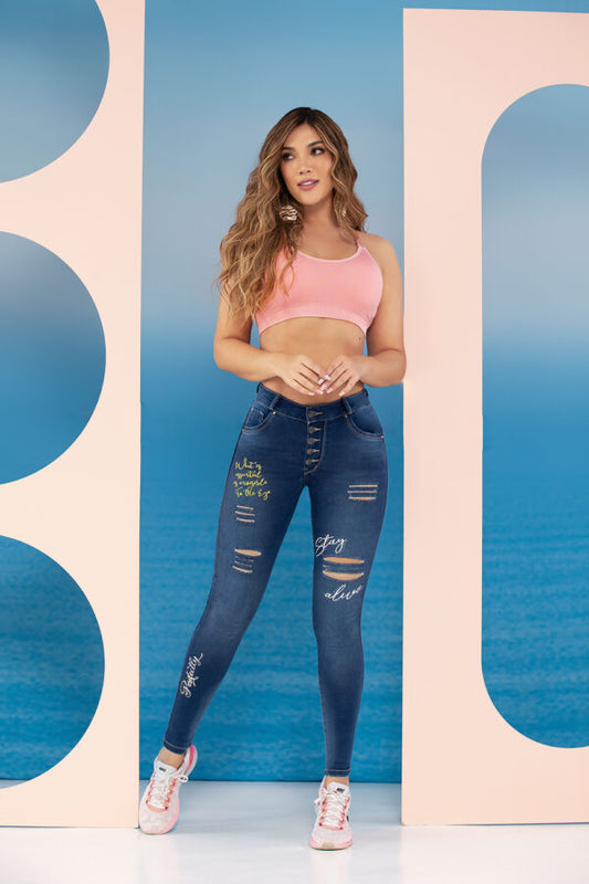 Jeans B´violet OSCURO Ref 1428