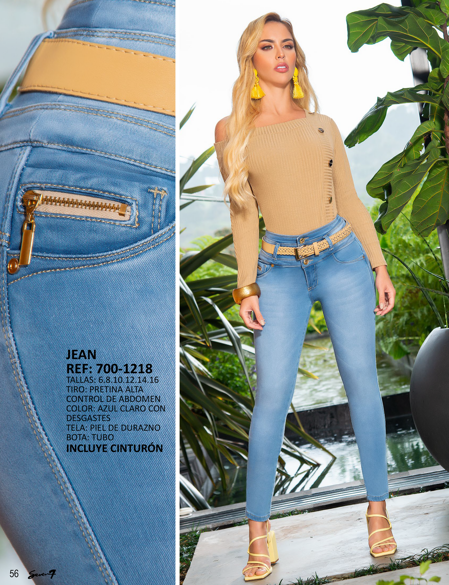 Jean Push Up Seven7 Ref 1218