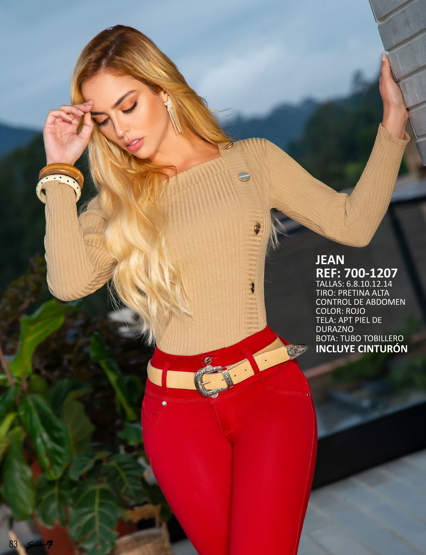 Jean Push Up Seven7 Ref 1207